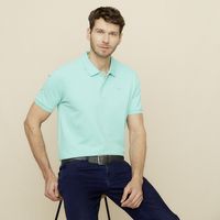 Polera Manga Corta Cuello Pique Hombre