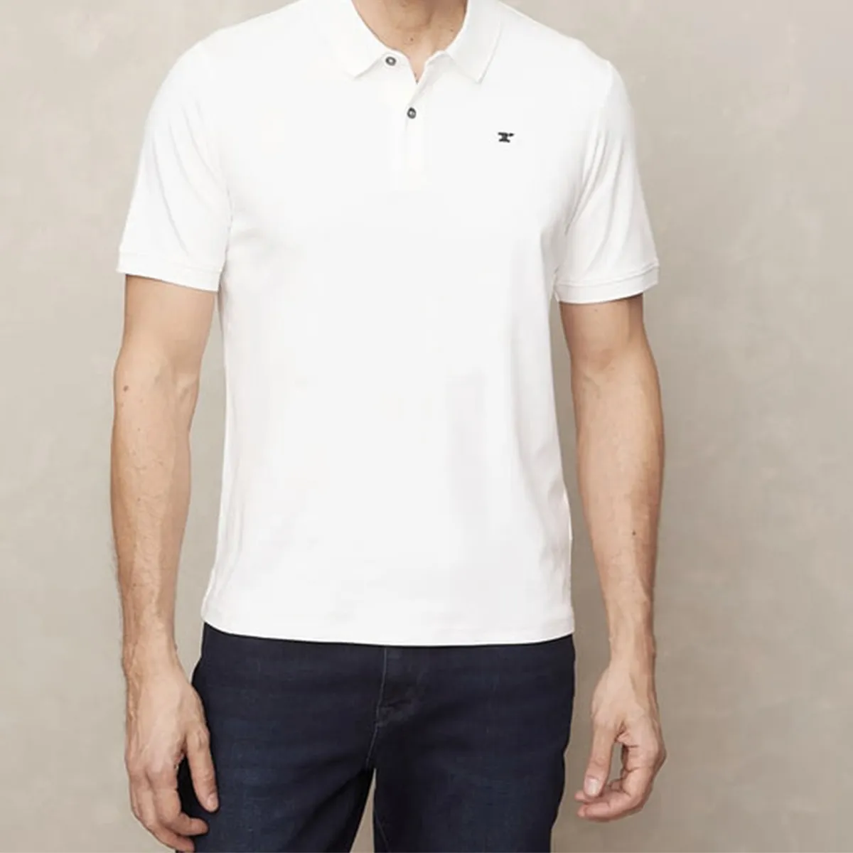 WOLF&HANK - Polera Manga Corta Cuello Polo Algodón Hombre Wolf&Hank