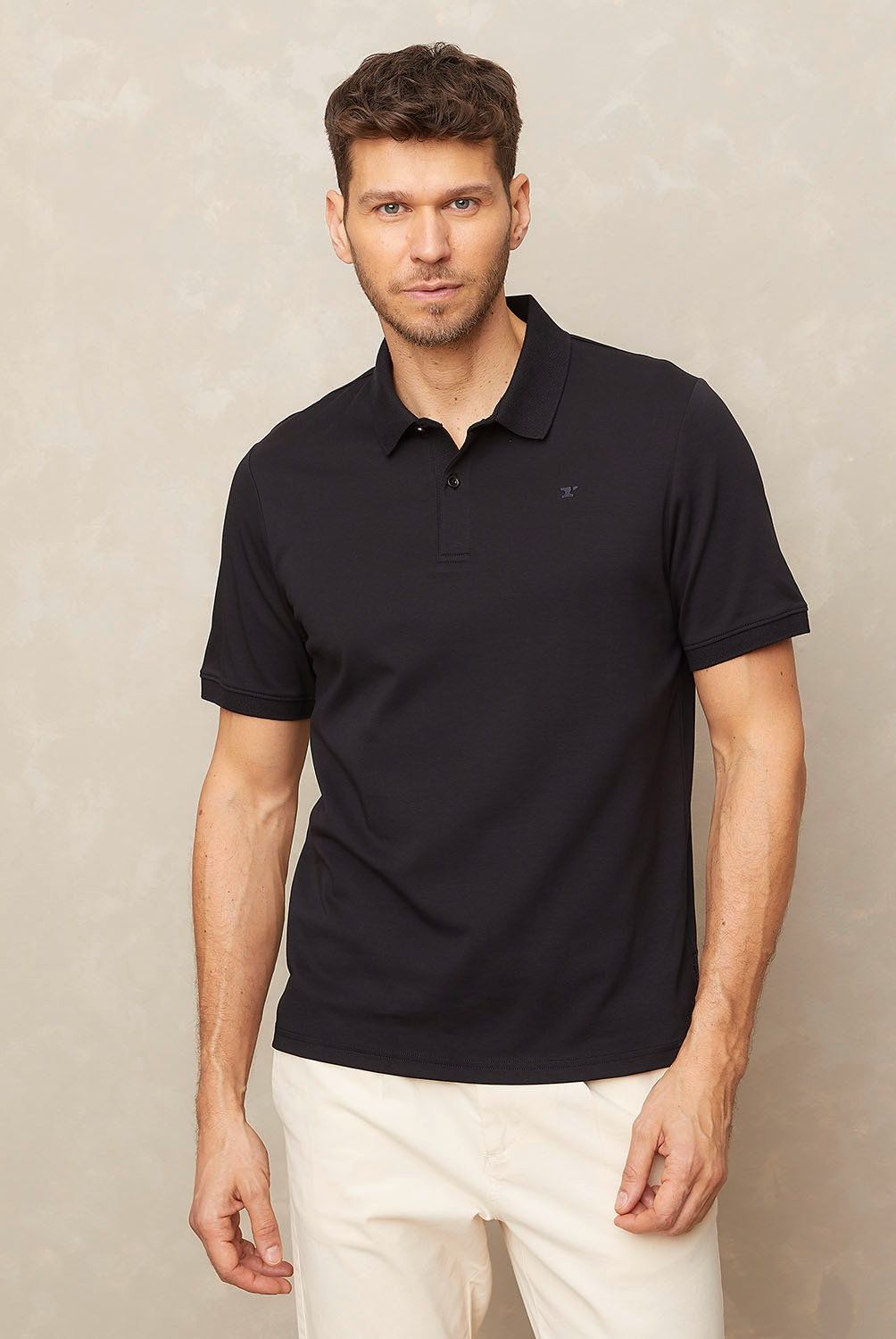 WOLF&HANK - Polera Manga Corta Cuello Polo Algodón Hombre Wolf&Hank