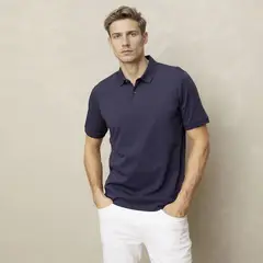 WOLF&HANK - Polera Manga Corta Cuello Polo Algodón Hombre