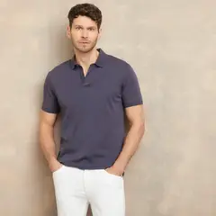 WOLF&HANK - Polera Manga Corta Cuello Polo Algodón Hombre