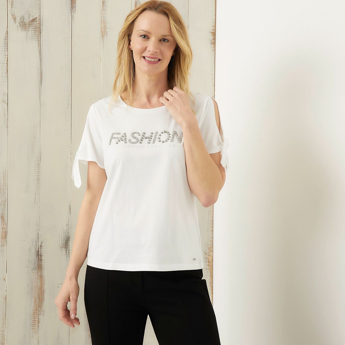 S COCCI - Polera Manga Corta Algodón Mujer S Cocci