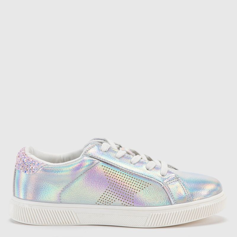 YAMP - Zapatilla Urbana Niña Plateado Yamp
