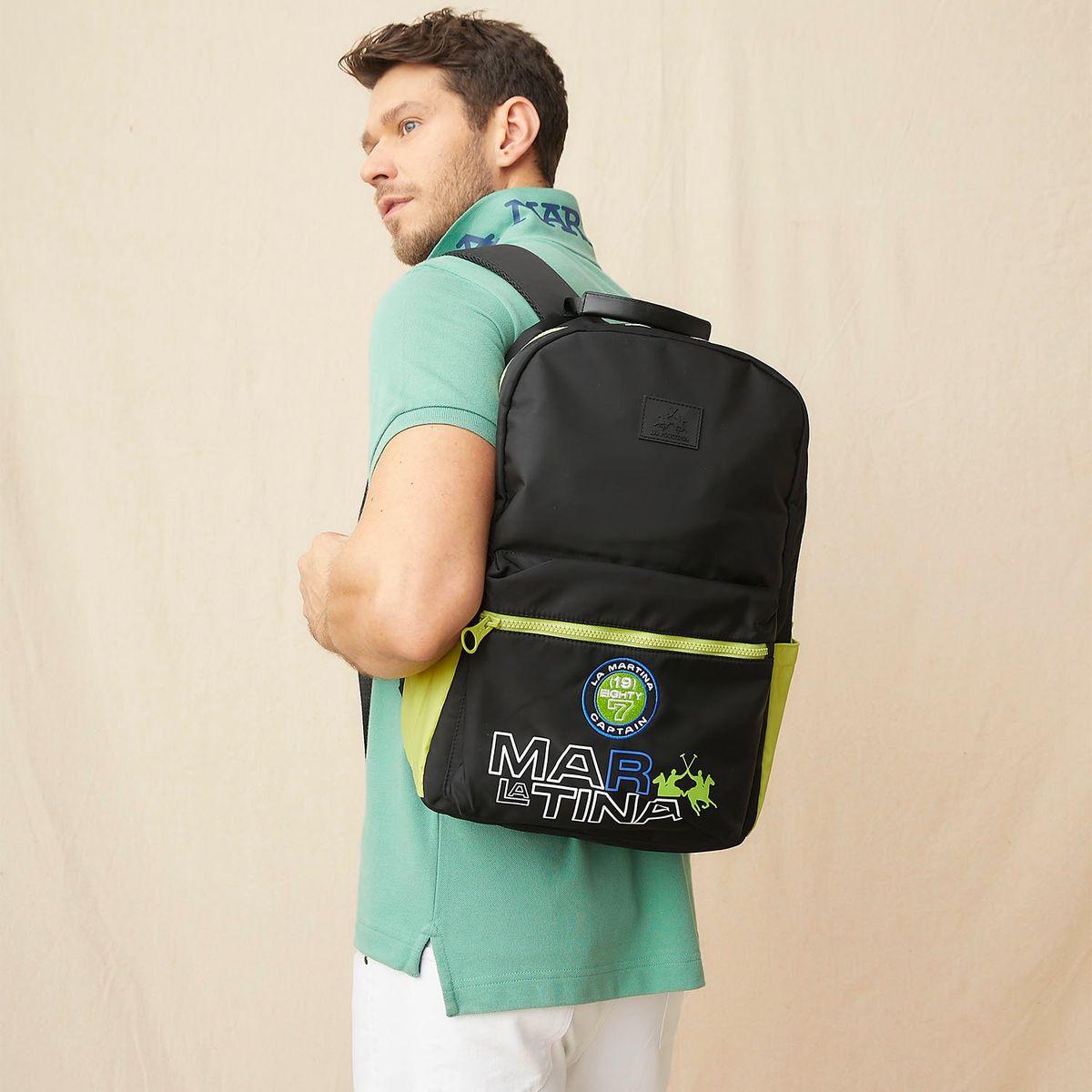LA MARTINA - Mochila Negro Hombre La Martina