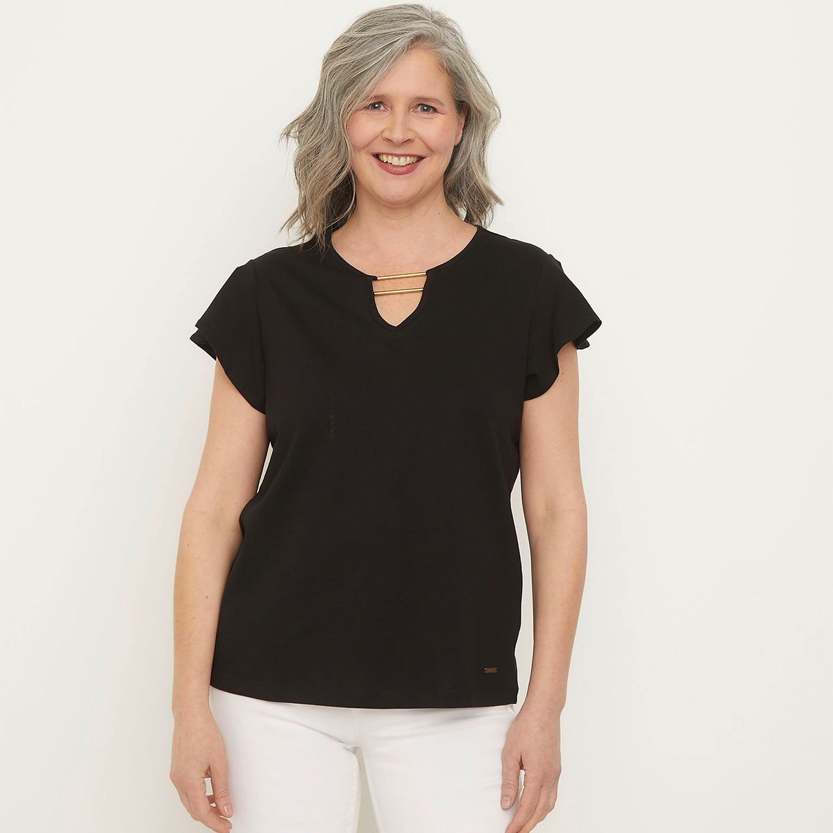 S COCCI - Polera Manga Corta Algodón Mujer S Cocci