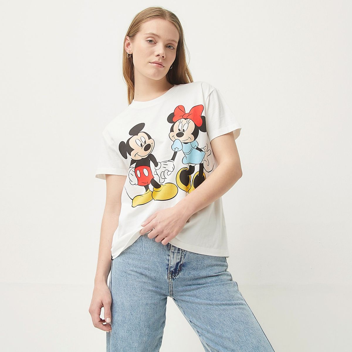 SYBILLA - Polera Casual Mujer Manga corta Algodón