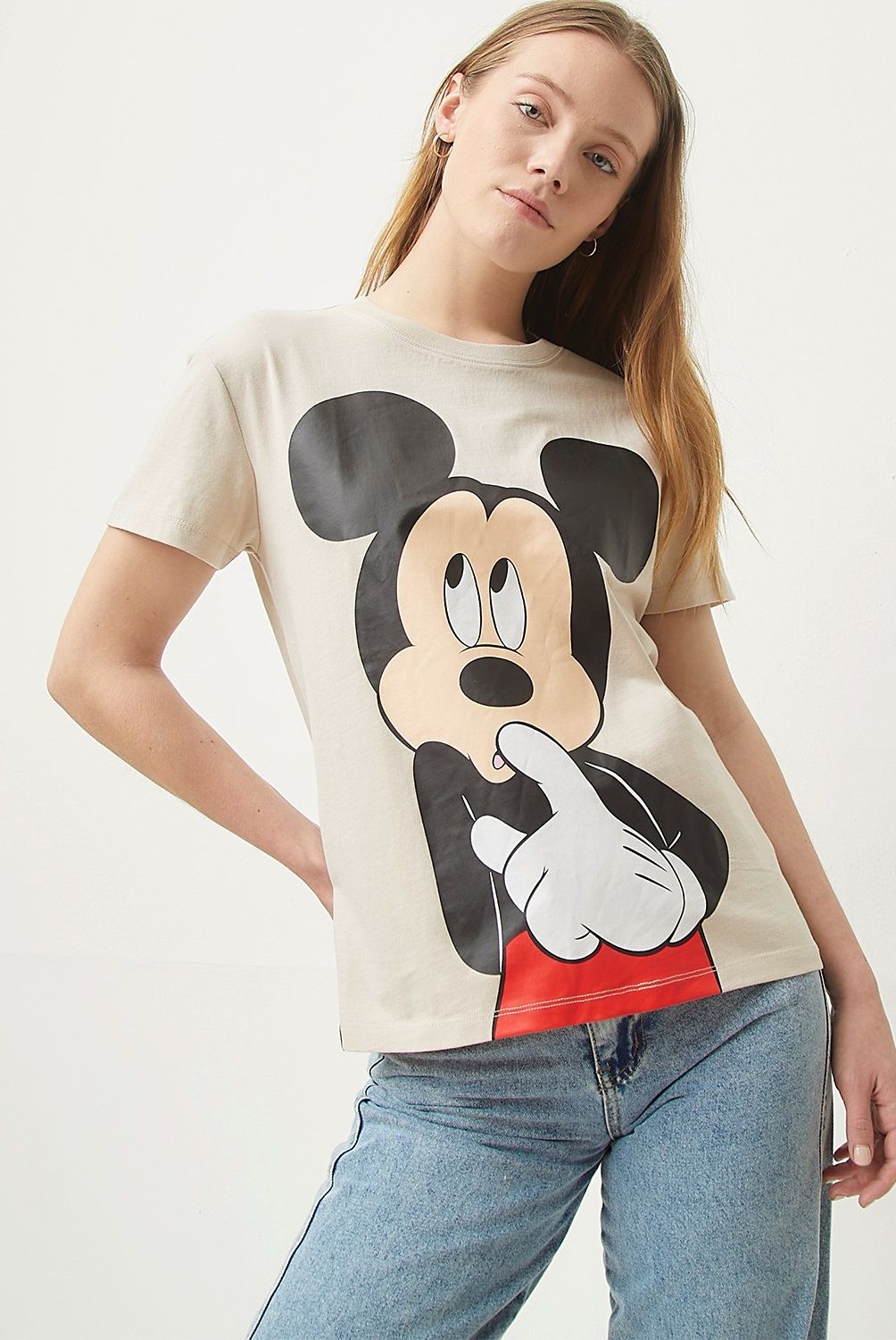 SYBILLA - Polera Casual Mujer Manga corta Algodón