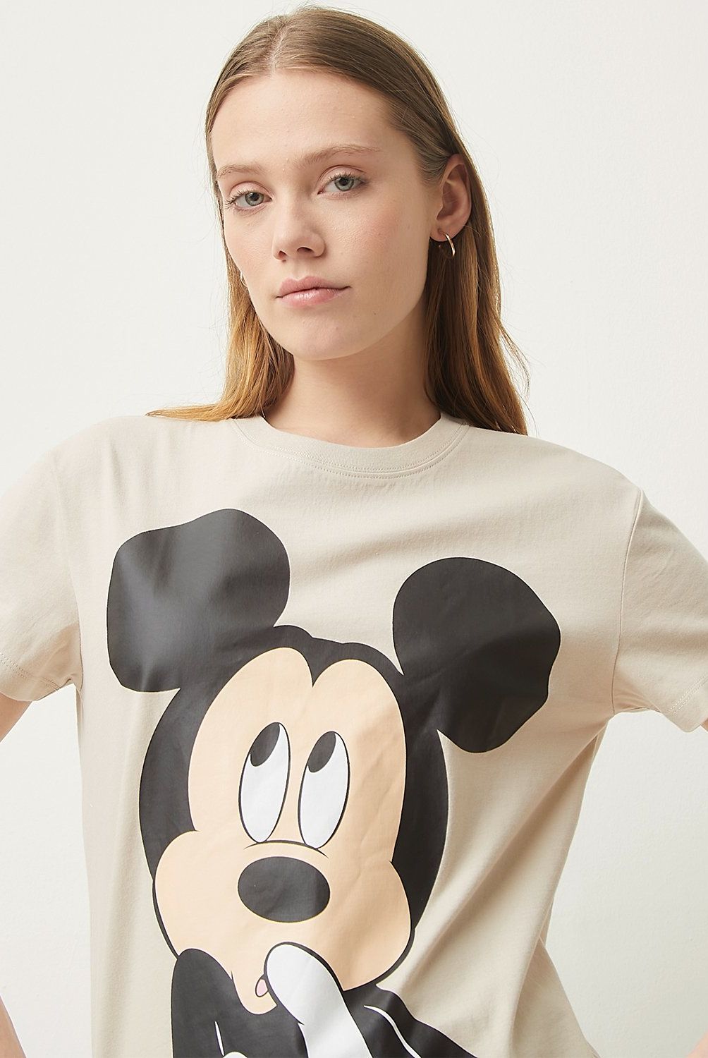 SYBILLA - Polera Casual Mujer Manga corta Algodón