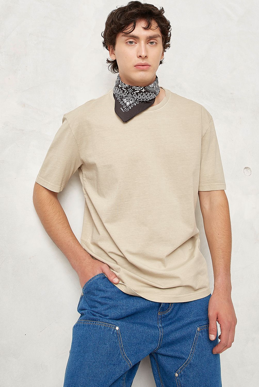 BEARCLIFF - Polera Bearcliff Manga Corta Relaxed Fit Hombre Algodón