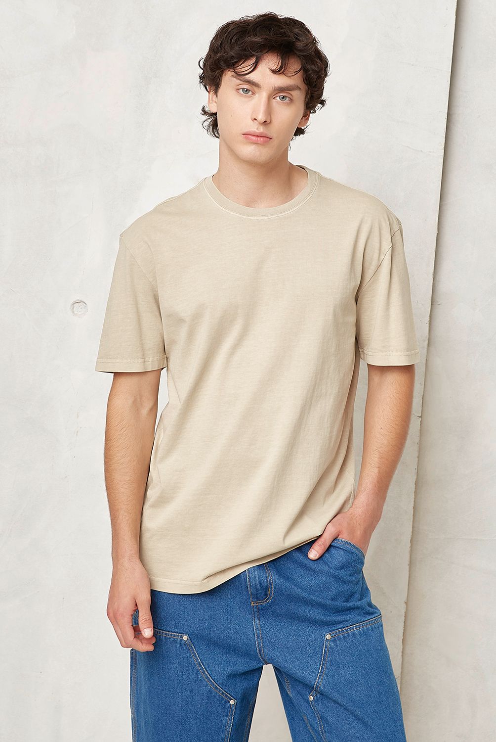 BEARCLIFF - Polera Bearcliff Manga Corta Relaxed Fit Hombre Algodón