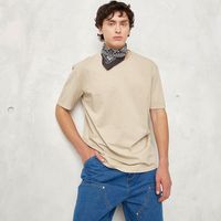 Polera Manga Corta Relaxed Fit Hombre Algodón