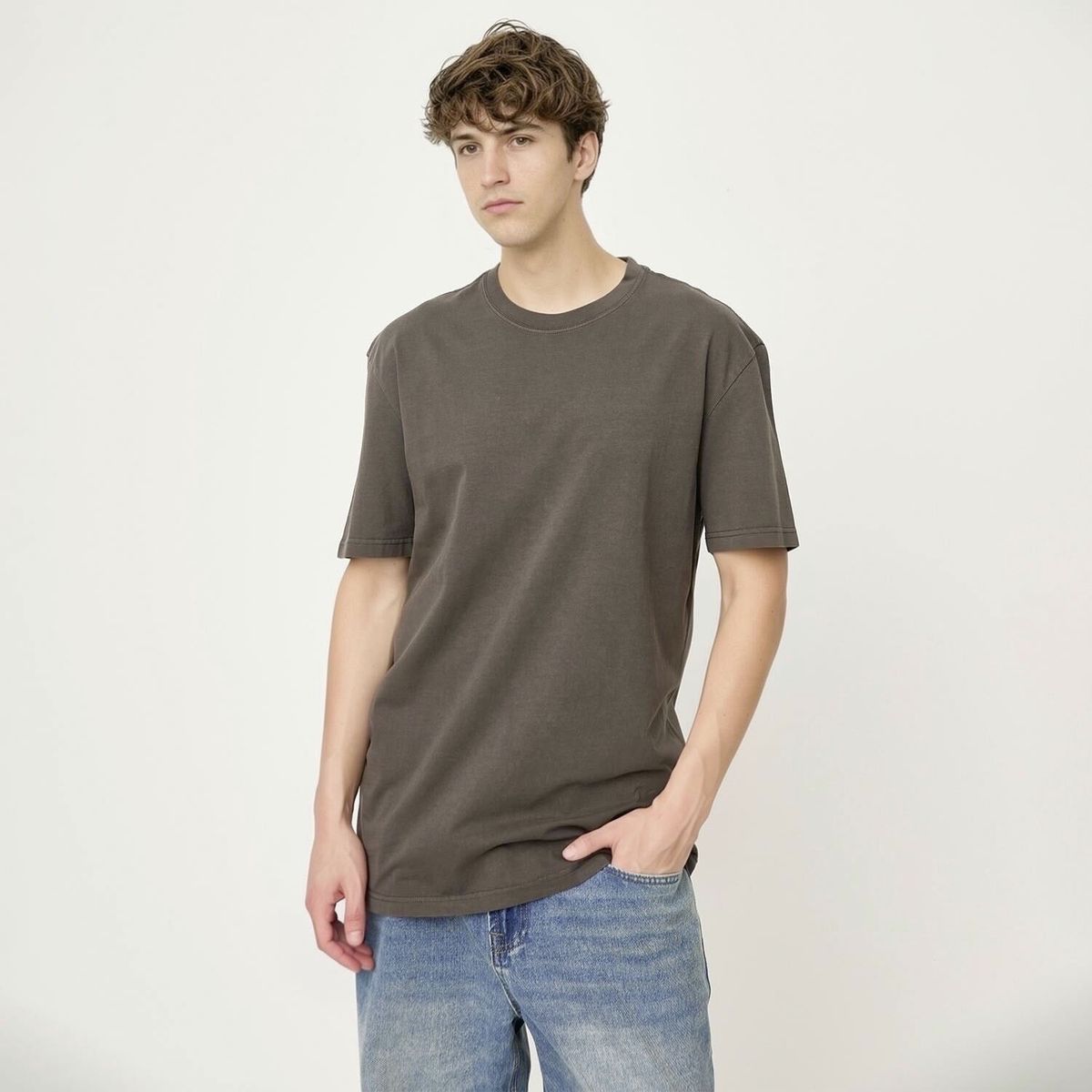BEARCLIFF - Polera Bearcliff Manga Corta Relaxed Fit Hombre Algodón