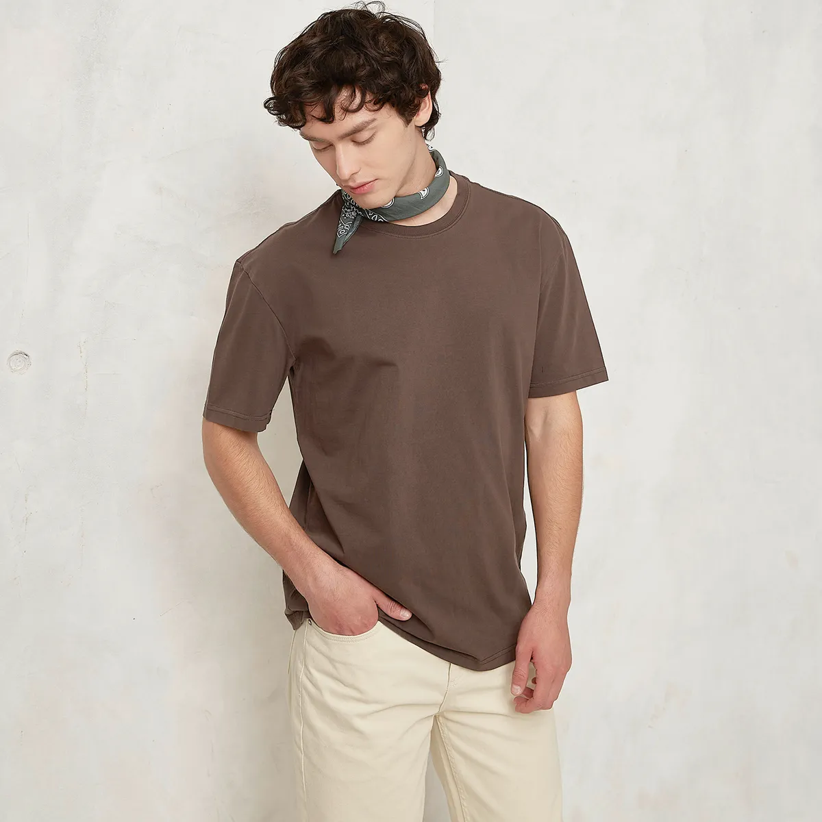 BEARCLIFF - Polera Bearcliff Manga Corta Relaxed Fit Hombre Algodón