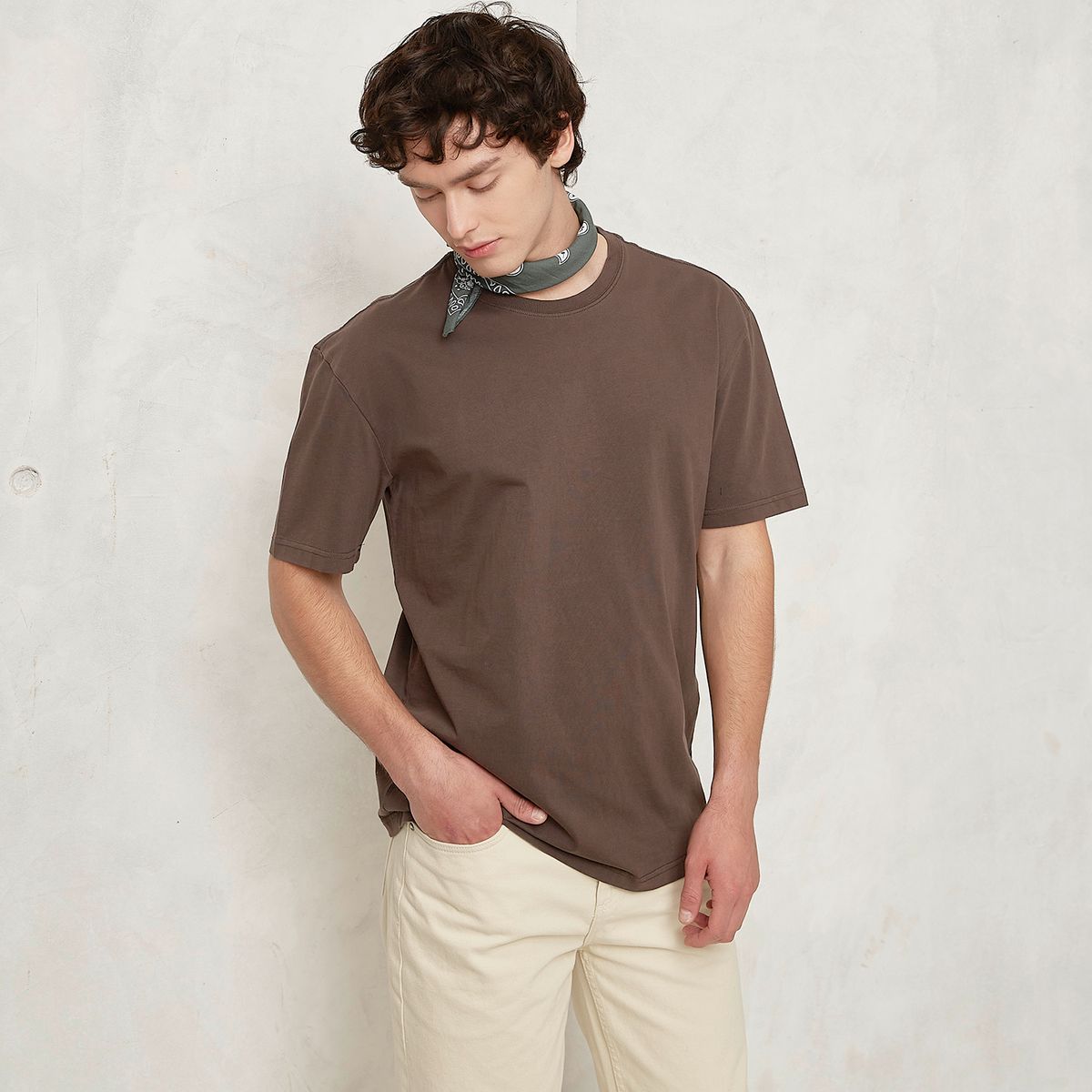 BEARCLIFF - Polera Bearcliff Manga Corta Relaxed Fit Hombre Algodón