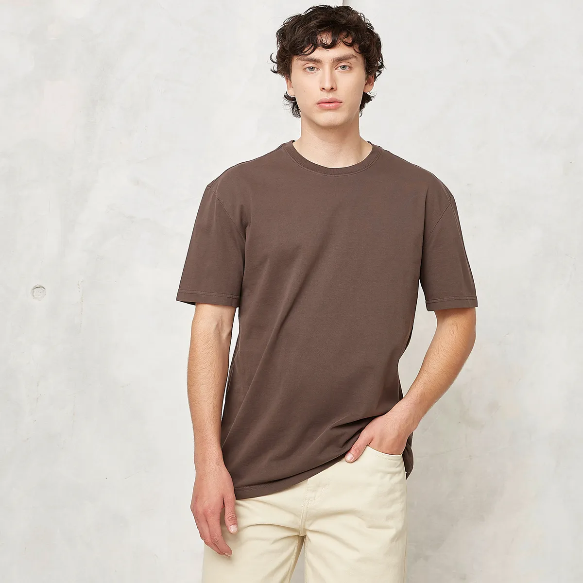 BEARCLIFF - Polera Bearcliff Manga Corta Relaxed Fit Hombre Algodón