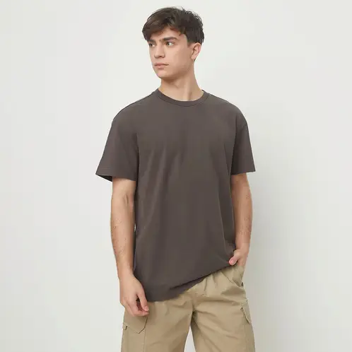 BEARCLIFF - Polera Manga Corta Relaxed Fit Hombre Algodón