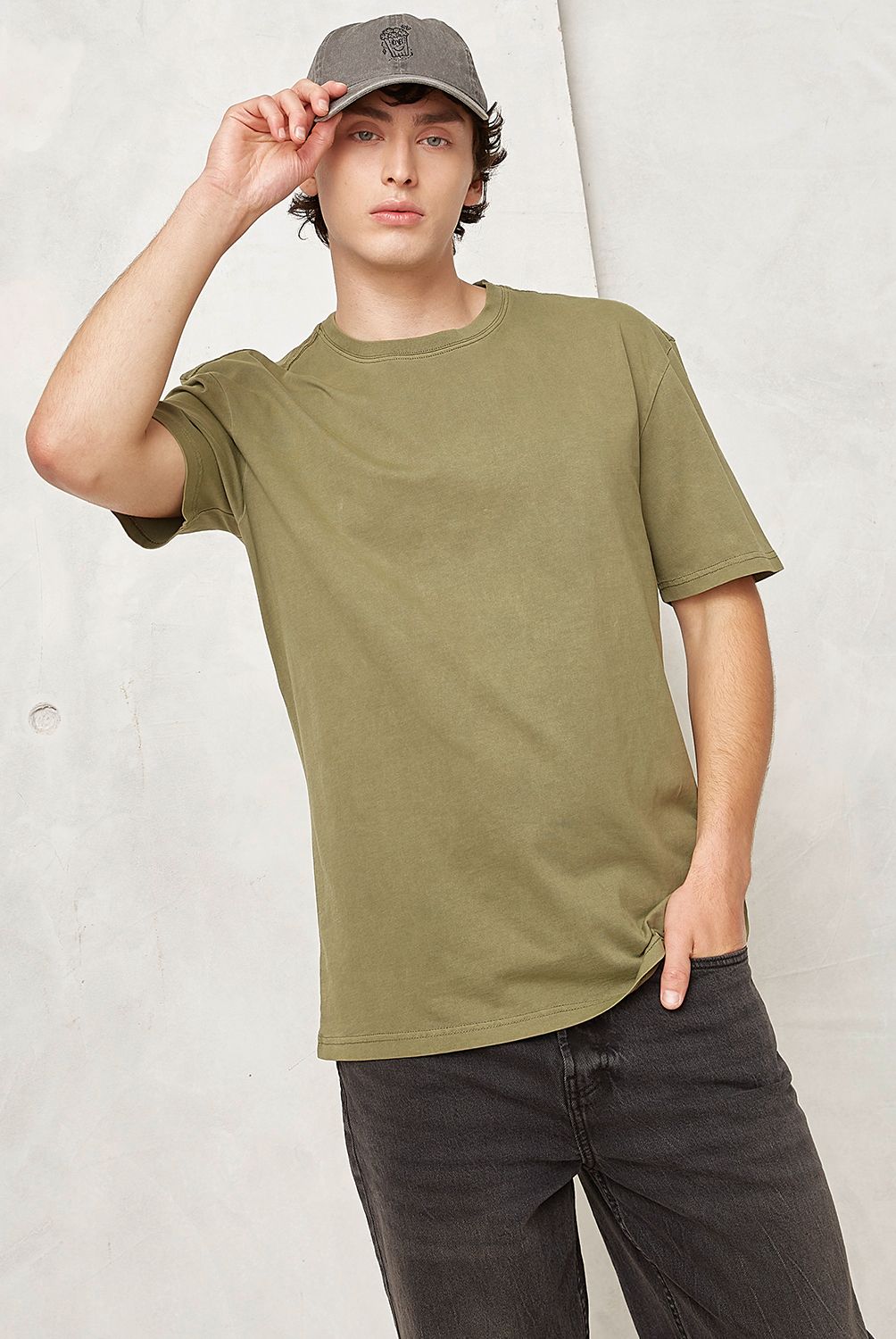 BEARCLIFF - Polera Bearcliff Manga Corta Relaxed Fit Hombre Algodón