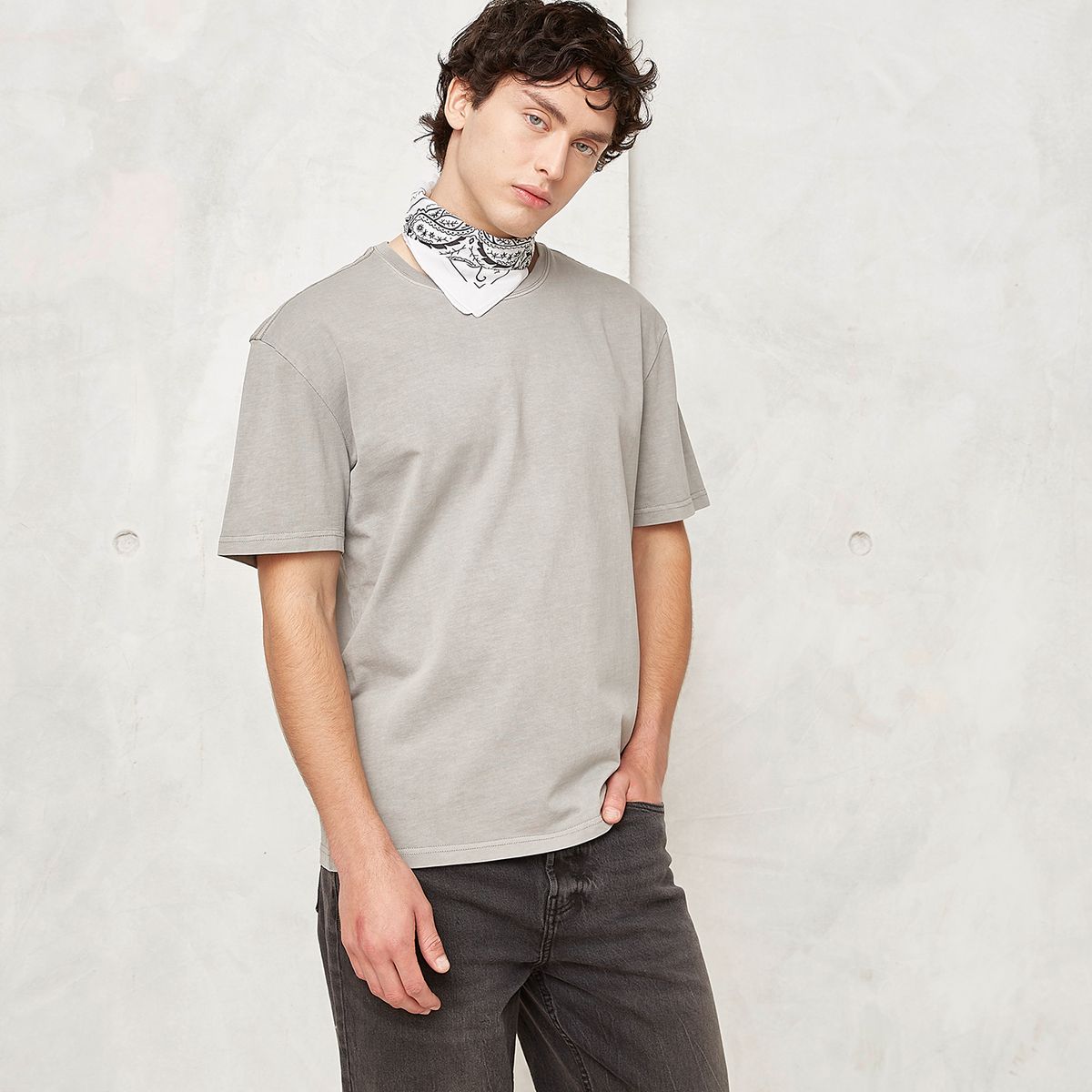 BEARCLIFF - Polera Bearcliff Manga Corta Relaxed Fit Hombre Algodón