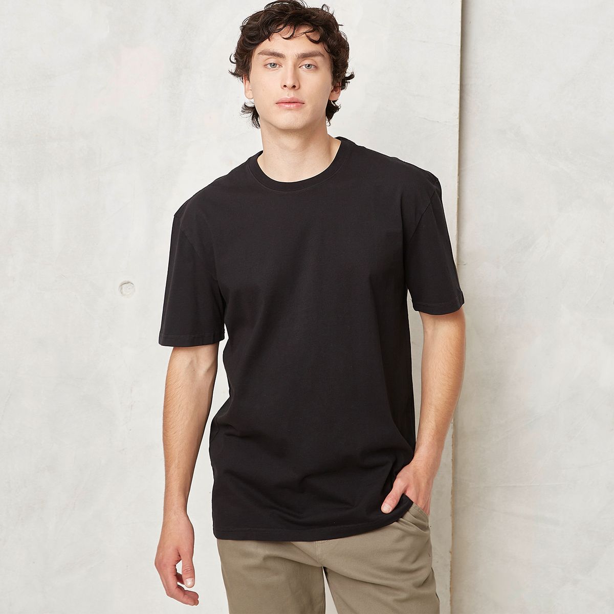 BEARCLIFF - Polera Bearcliff Manga Corta Relaxed Fit Hombre Algodón