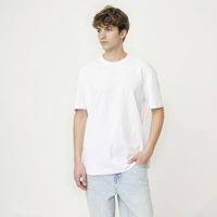 Polera Manga Corta Relaxed Fit Hombre Algodón
