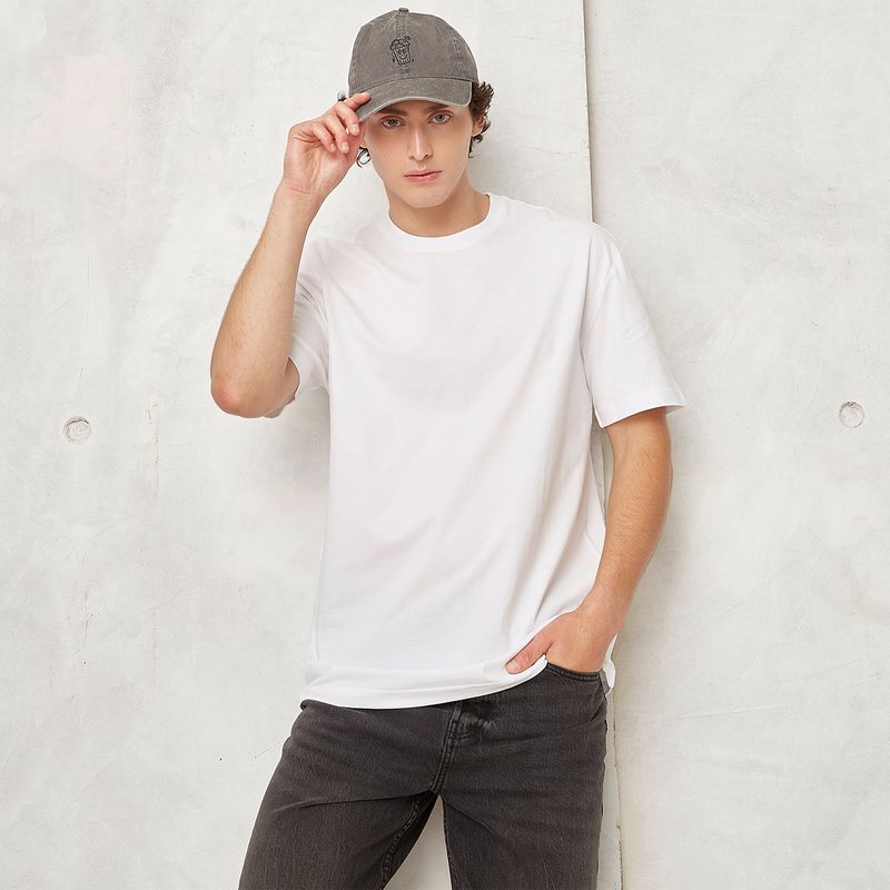 BEARCLIFF - Polera Bearcliff Manga Corta Relaxed Fit Hombre Algodón