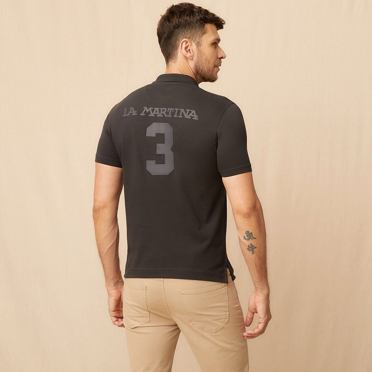 LA MARTINA - Polera Manga Corta Algodón Hombre La Martina