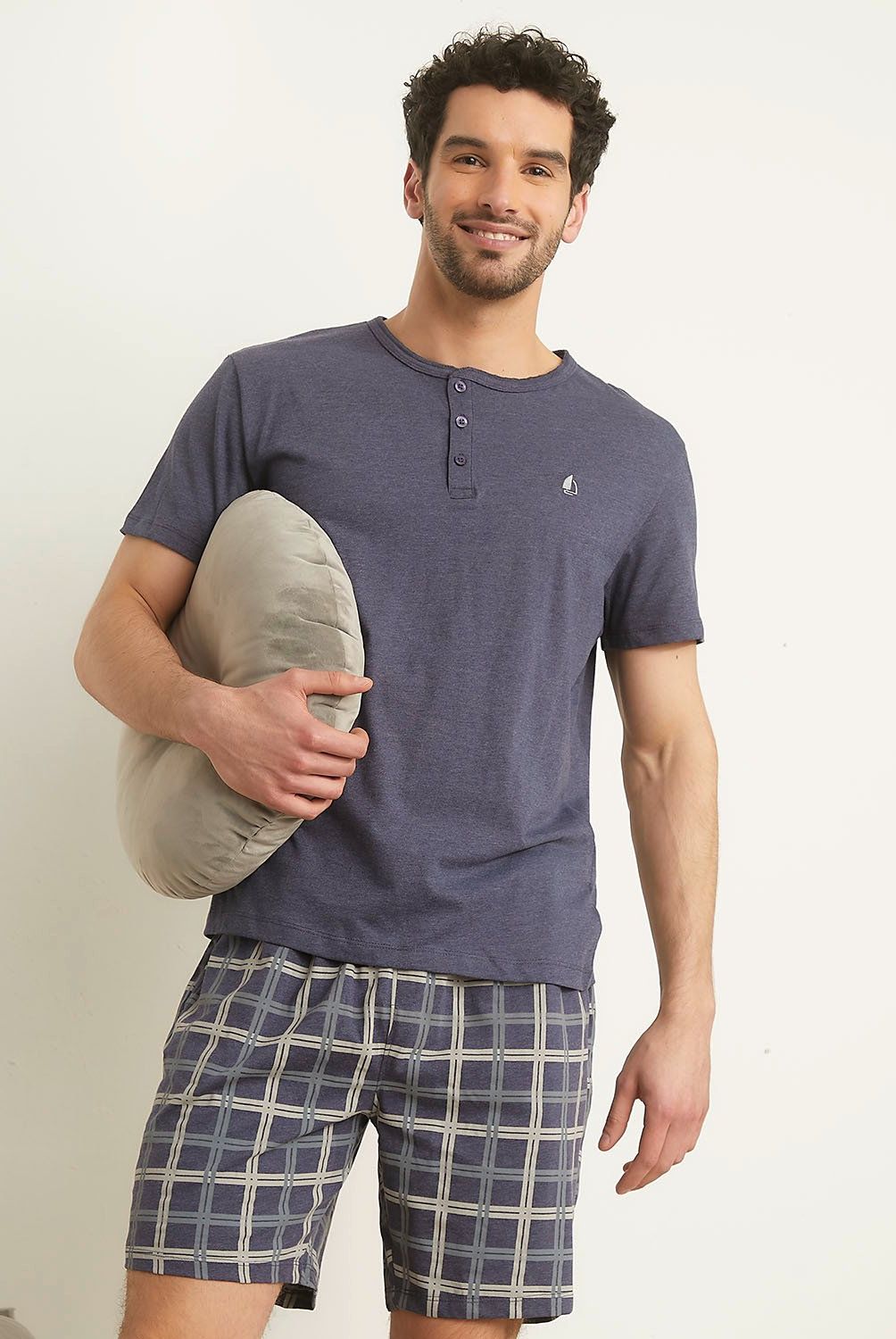 NEWPORT - Pijama Corto Algodón Regular Fit  Hombre Newport