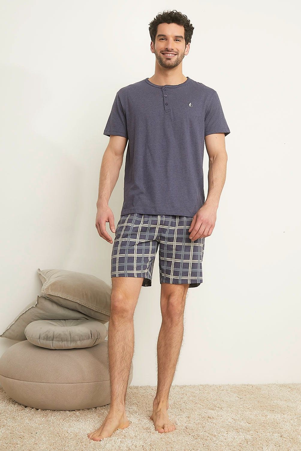 NEWPORT - Pijama Corto Algodón Regular Fit  Hombre Newport