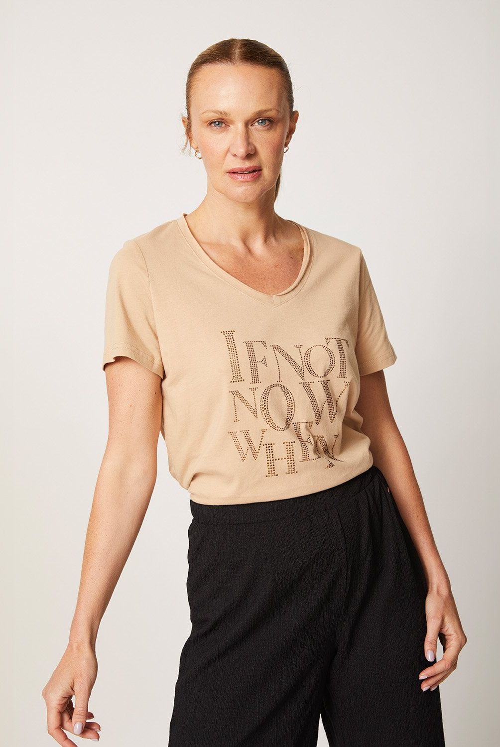 S COCCI - Polera Manga Corta Algodón Mujer S Cocci