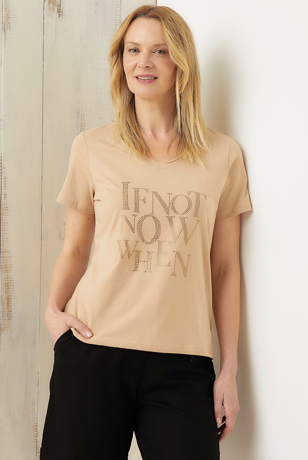 S COCCI - Polera Manga Corta Algodón Mujer S Cocci