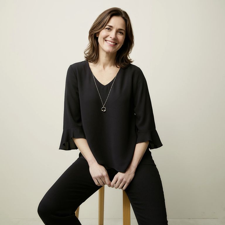 Blusa con Collar Mujer S. Cocci