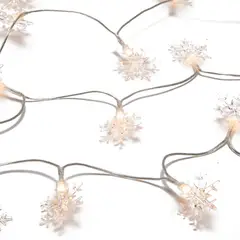 MICA - 35 Luces Led Copo Nieve Blanco Cálido