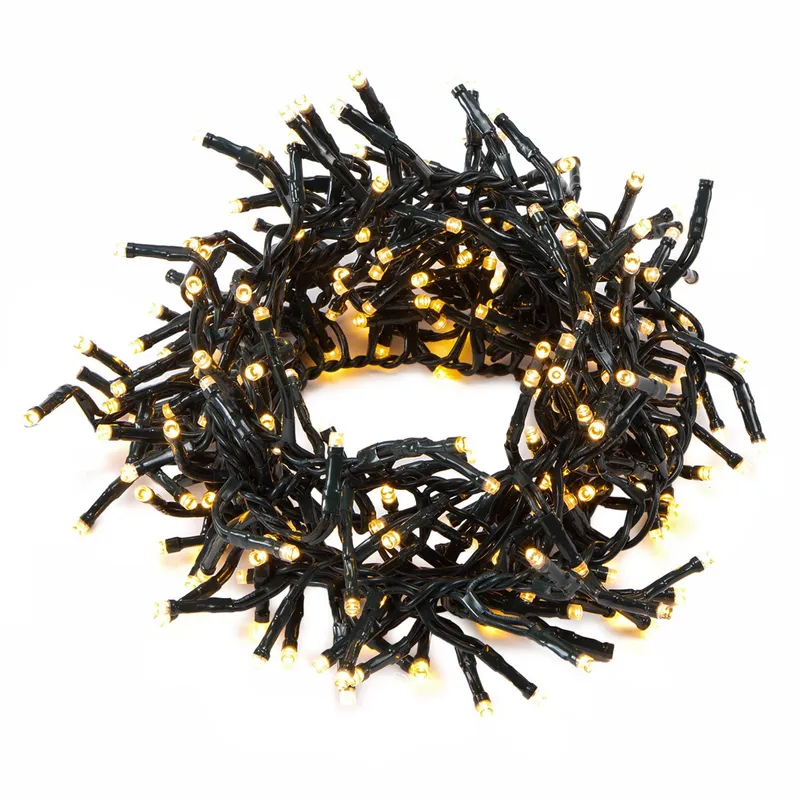 MICA - 300 Luces Led Espiral Blanco Cálido Mica