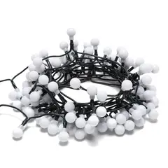 MICA - 100 Luces Led Globo Blanco Cálido