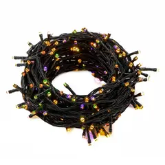 MICA - Guirnaldas Led 600 Luces Blanco Cálido Y Color