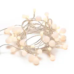 MICA - 50 Luces Led Esfera Blanco Cálido