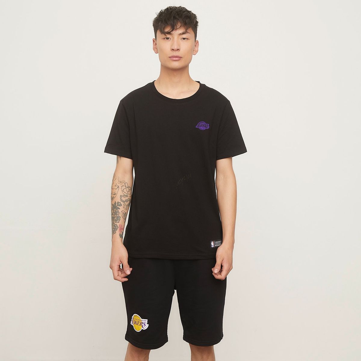 NBA - Polera Manga Corta Hombre NBA Lakers