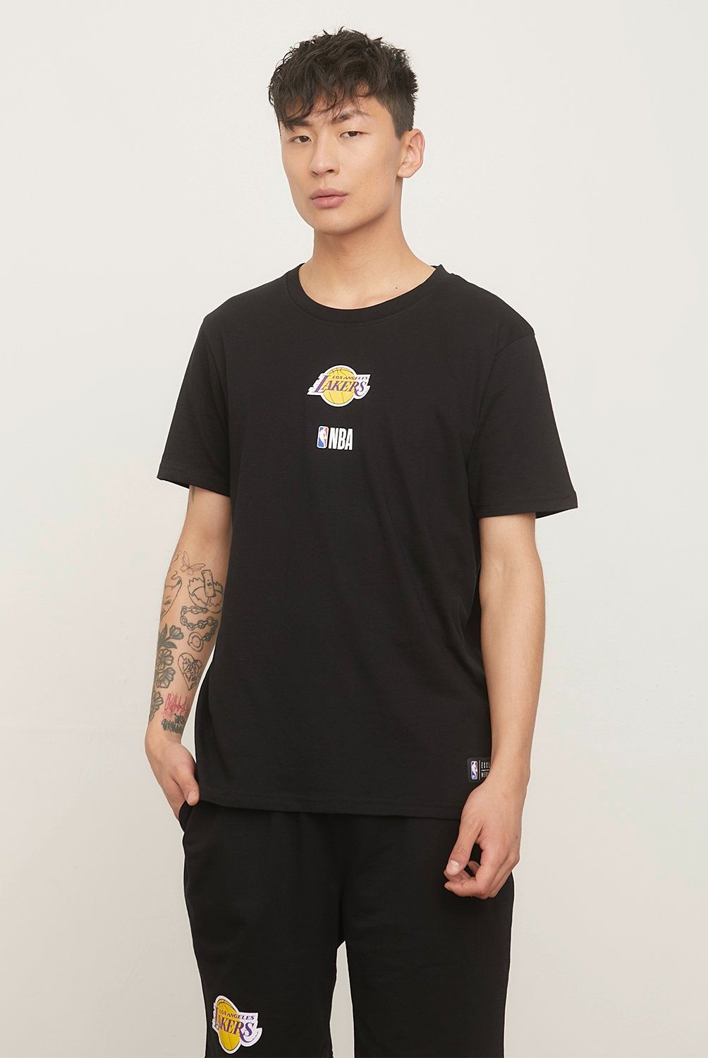 NBA - Polera Manga Corta Hombre NBA Lakers