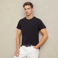 Polera Manga Corta Algodón Pima Hombre