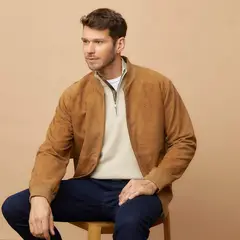 LA MARTINA - Chaqueta Bomber Gamuza Hombre