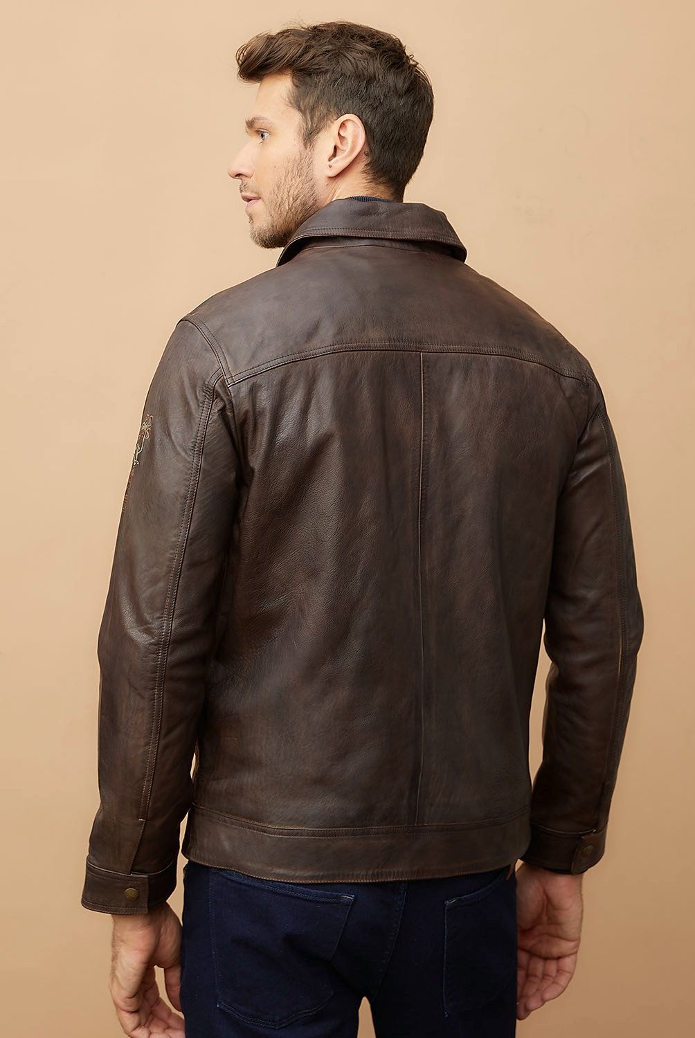 LA MARTINA - Chaqueta Cuero Hombre La Martina