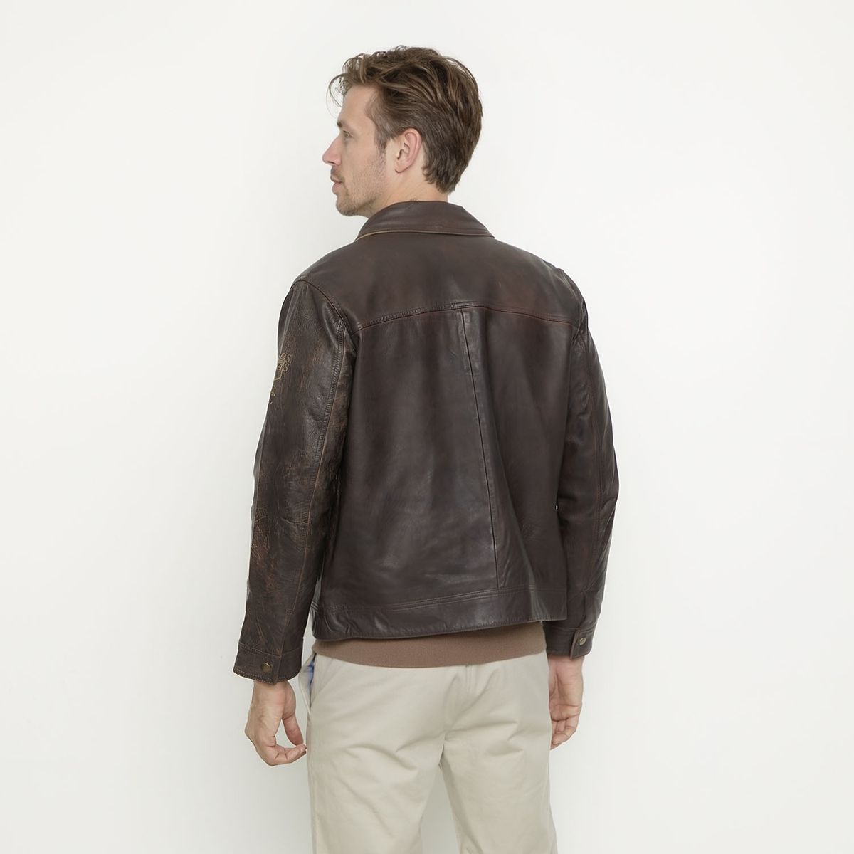 LA MARTINA - Chaqueta Cuero Hombre La Martina