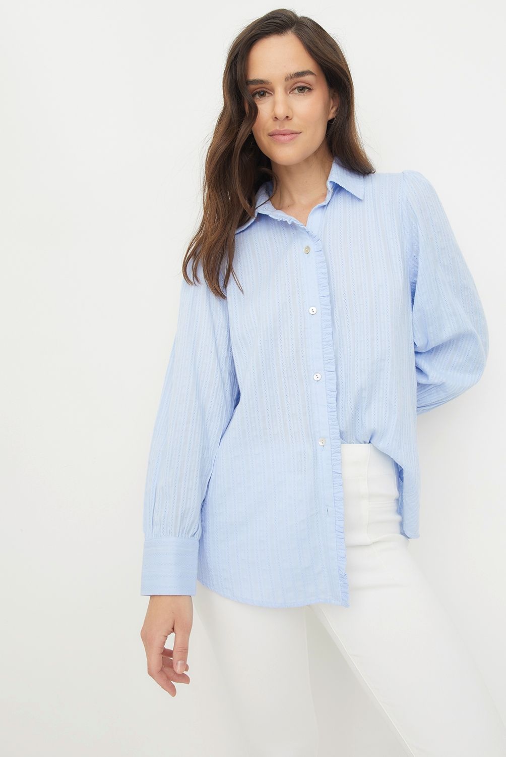 UNIVERSITY CLUB - Blusa Manga Larga Algodón Mujer University Club