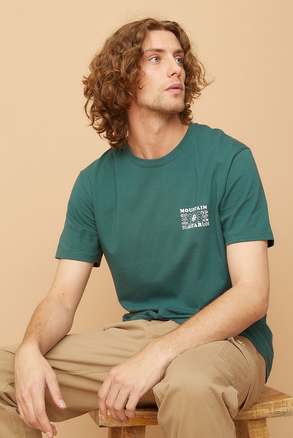 MOUNTAIN GEAR - Polera Manga Corta Hombre Mountain Gear