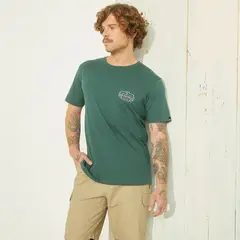 DOO AUSTRALIA - Polera Manga Corta Estampada Hombre Algodón