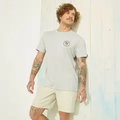 DOO AUSTRALIA - Polera Manga Corta Estampada Hombre Algodón