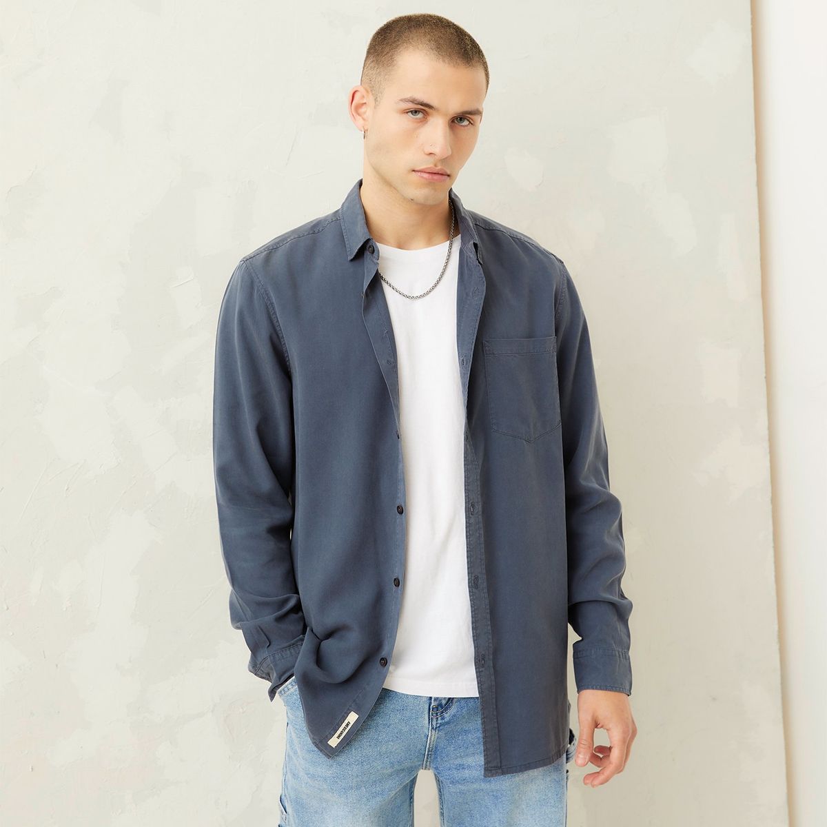 AMERICANINO - Camisa Manga Larga Hombre Americanino