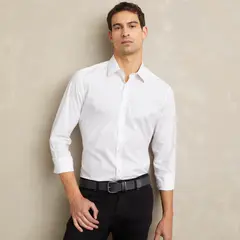 WOLF&HANK - Camisa de Vestir Algodón Manga Larga Hombre