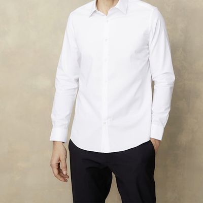 Imagen 2 del producto Camisa de Vestir Algodón Manga Larga Hombre