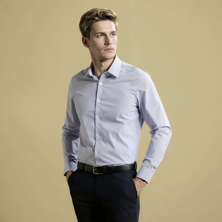 Camisa de Vestir Algodón Hombre